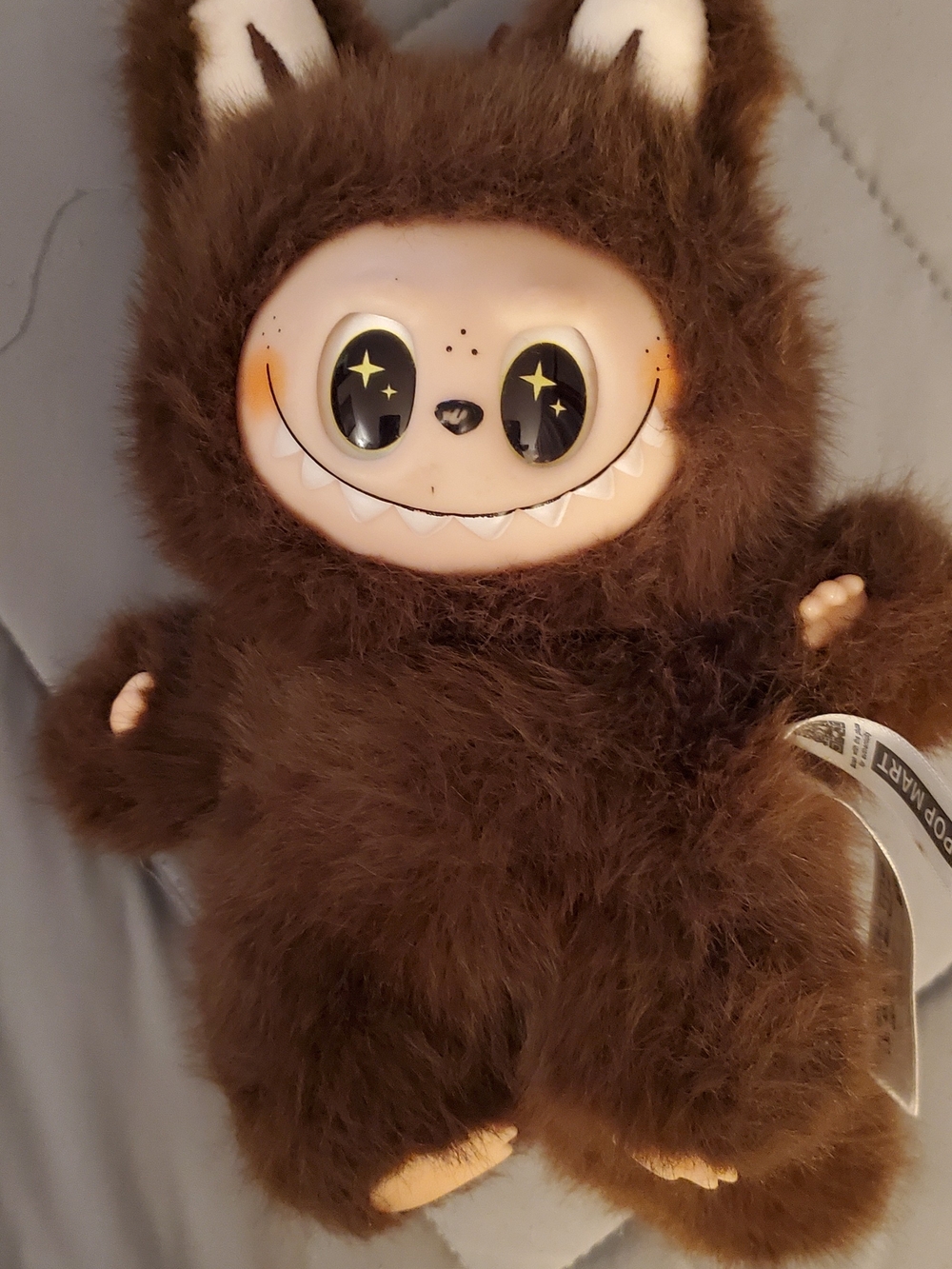 Brown Star-Eye Furry Monster Plush Toy